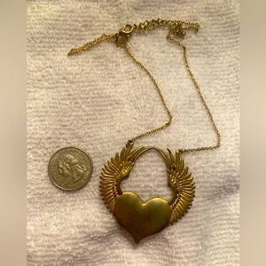 Winged Heart Necklace